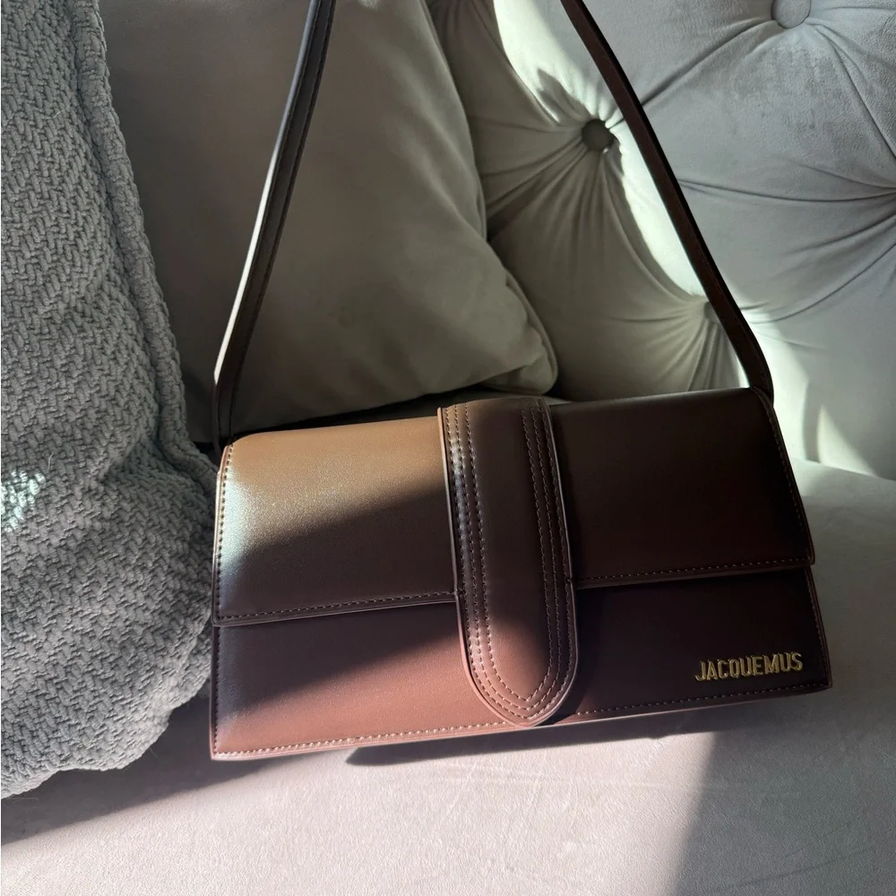 Jacquemus Brown Leather Shoulder Bag - Picture 5 of 5